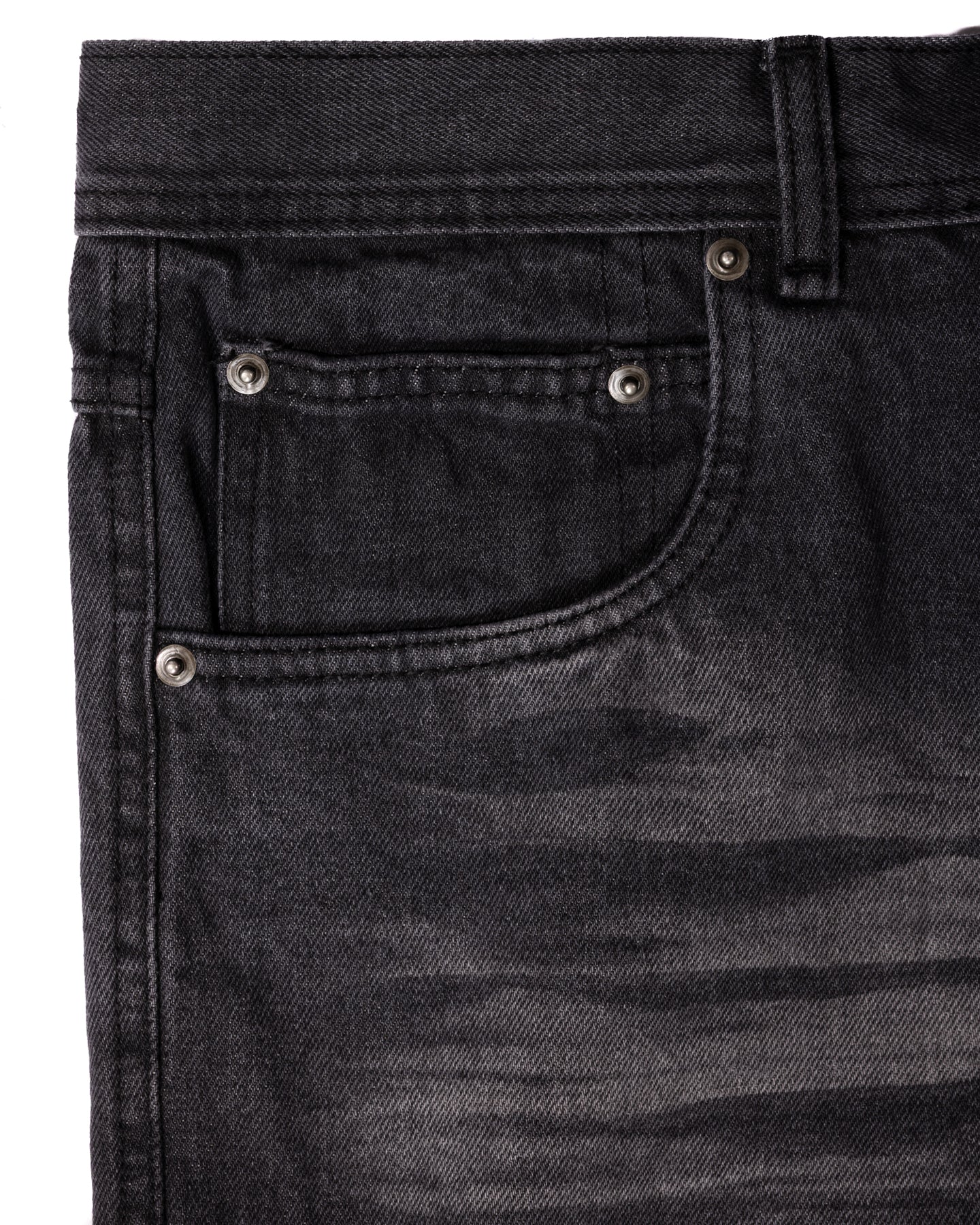 Washed Black Loose Jorts