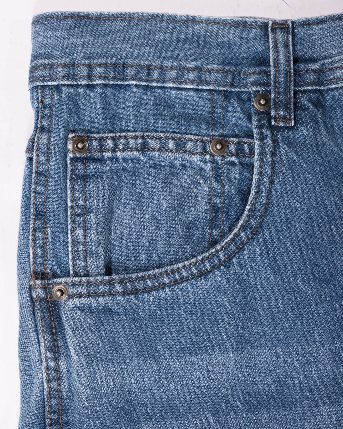 Medium Washed Blue Loose Jorts