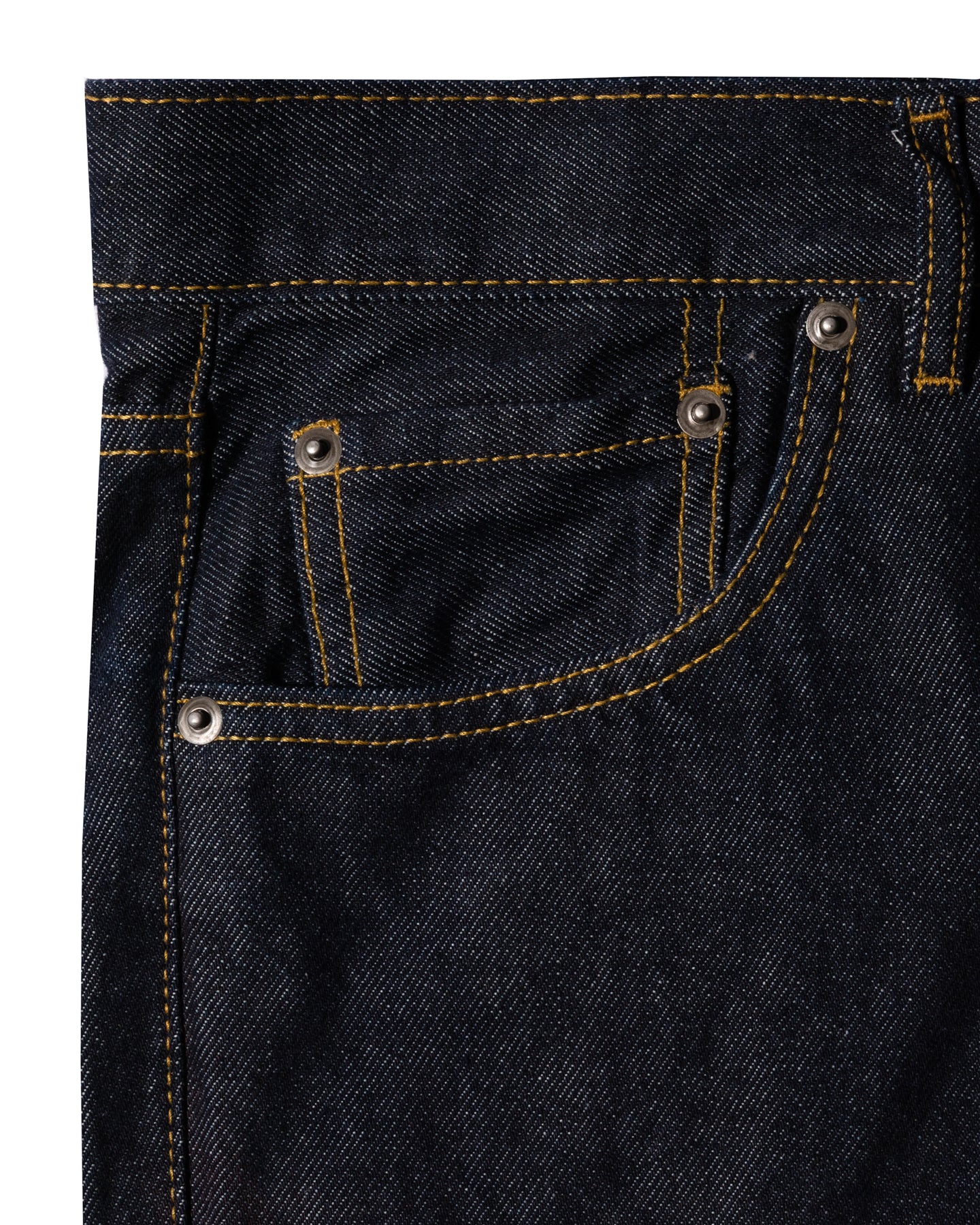 Raw Denim Loose Jeans