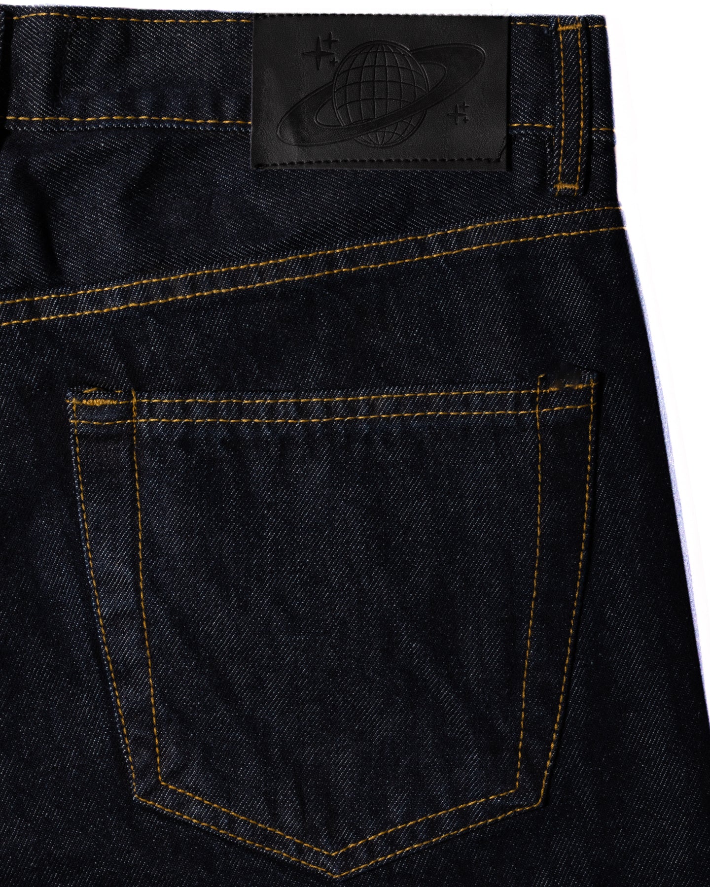 Raw Denim Loose Jeans