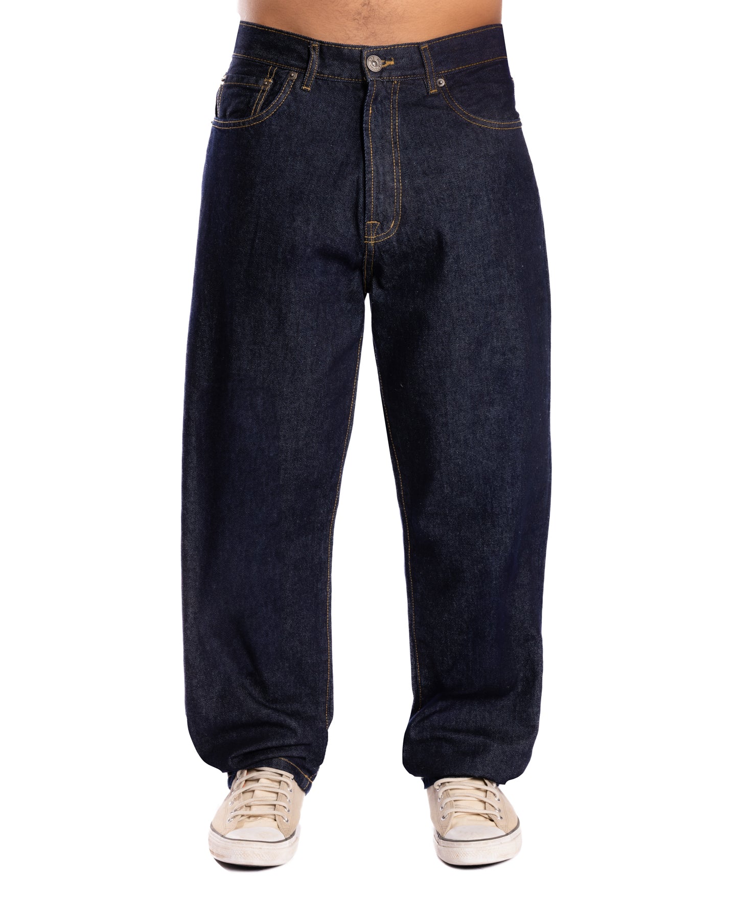 Raw Denim Loose Jeans