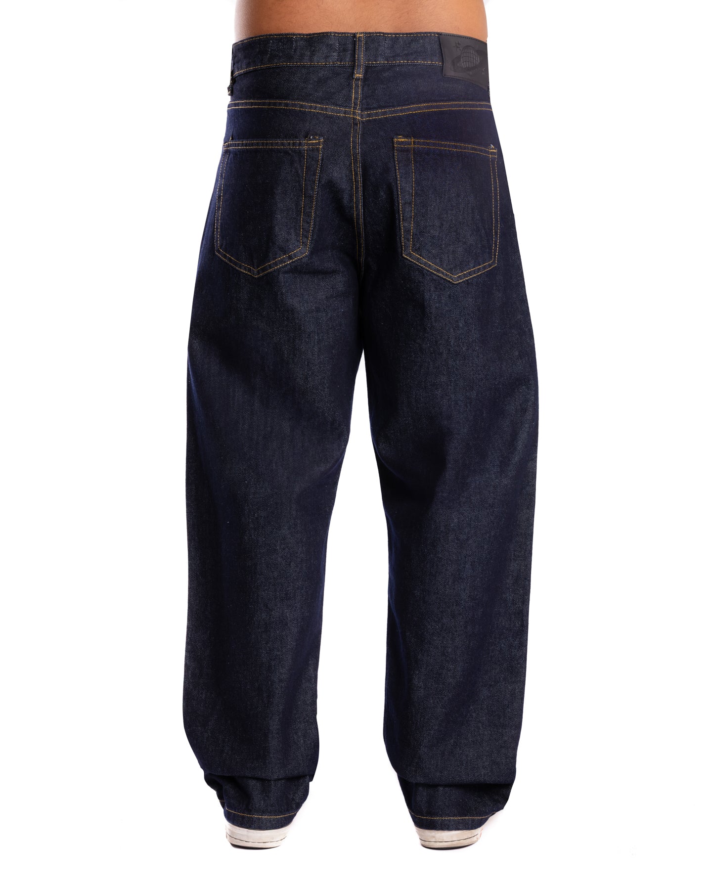 Raw Denim Loose Jeans