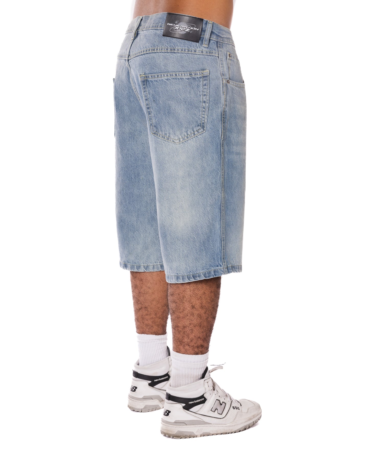 Dirt Washed Blue Loose Jorts
