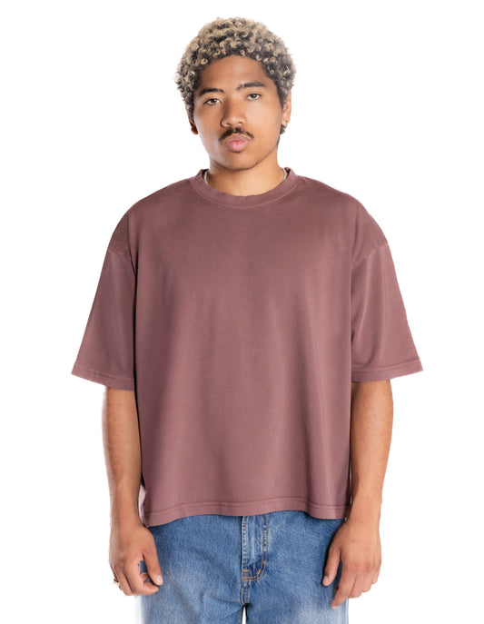 Mocha Mist Crop Boxy T-shirts
