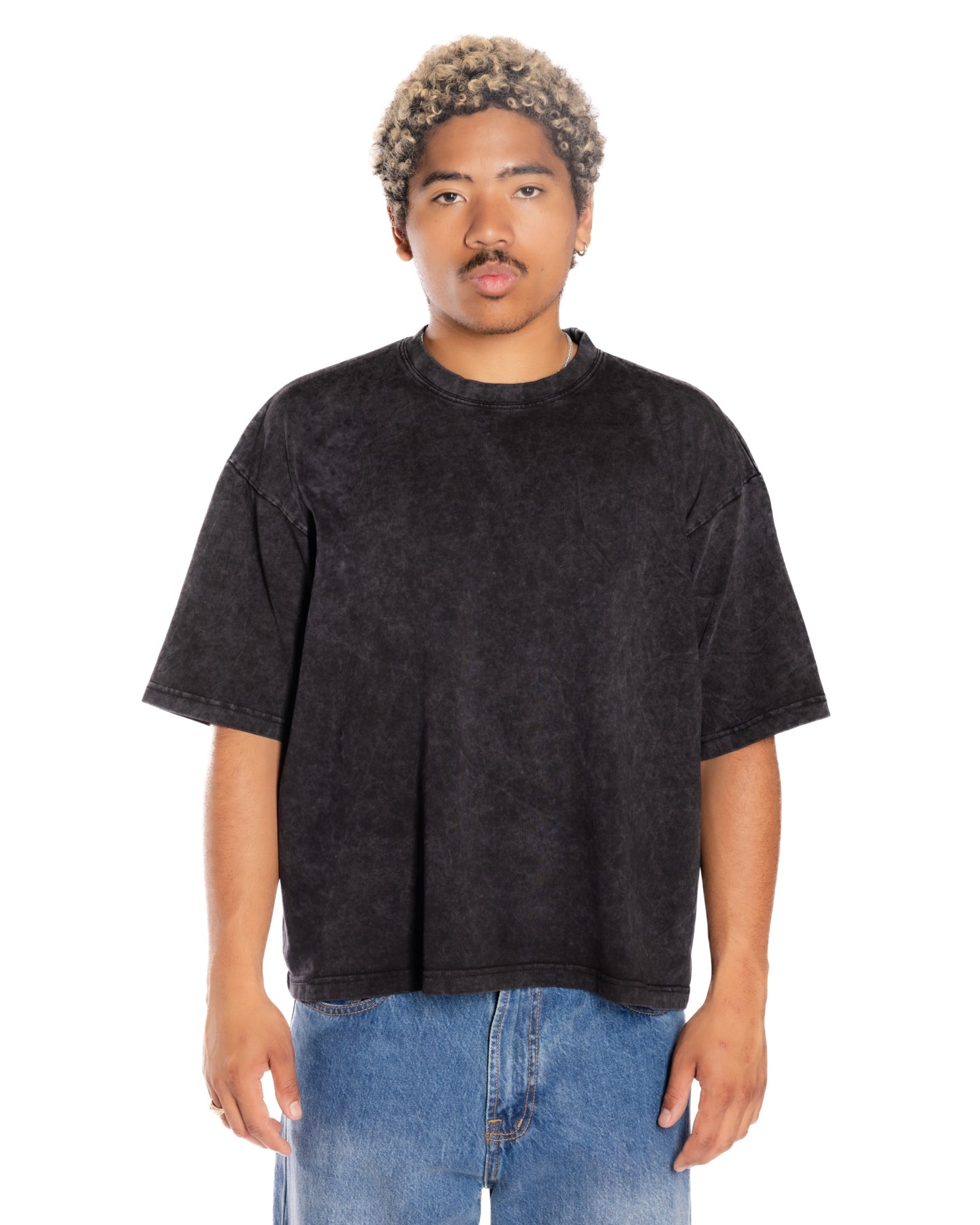 Obsidian Dust Crop Boxy T-shirts
