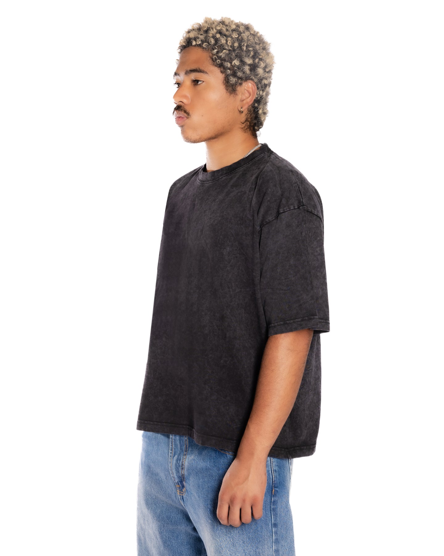 Obsidian Dust Crop Boxy T-shirts
