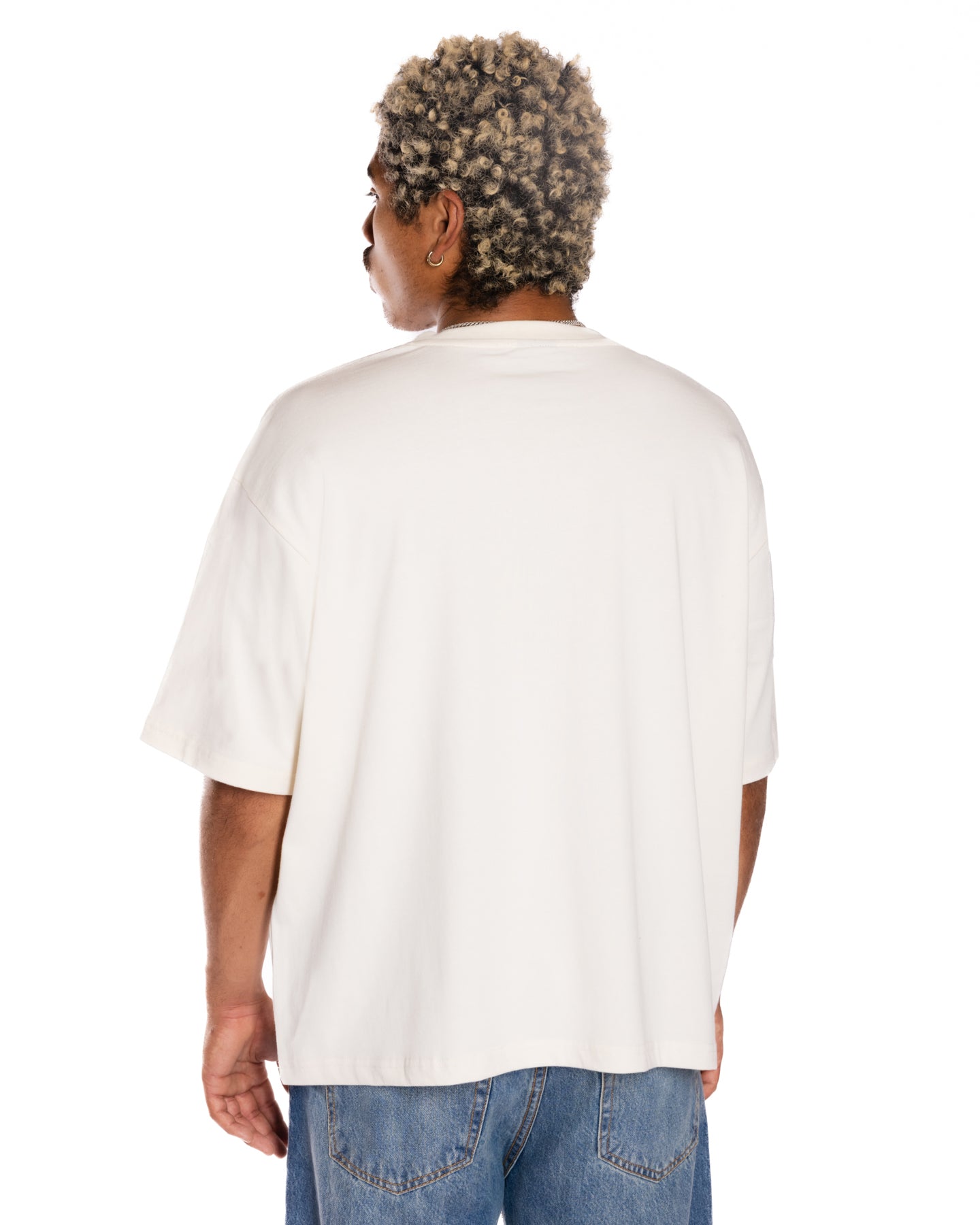 Almond Crème Crop Boxy T-shirts