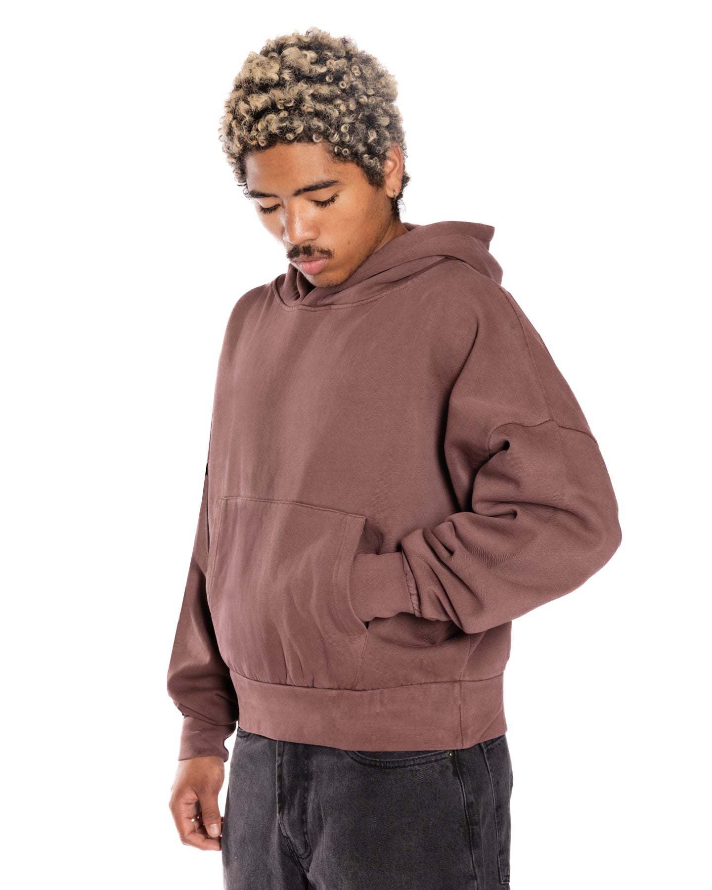 Mocha Mist Crop Hoodie
