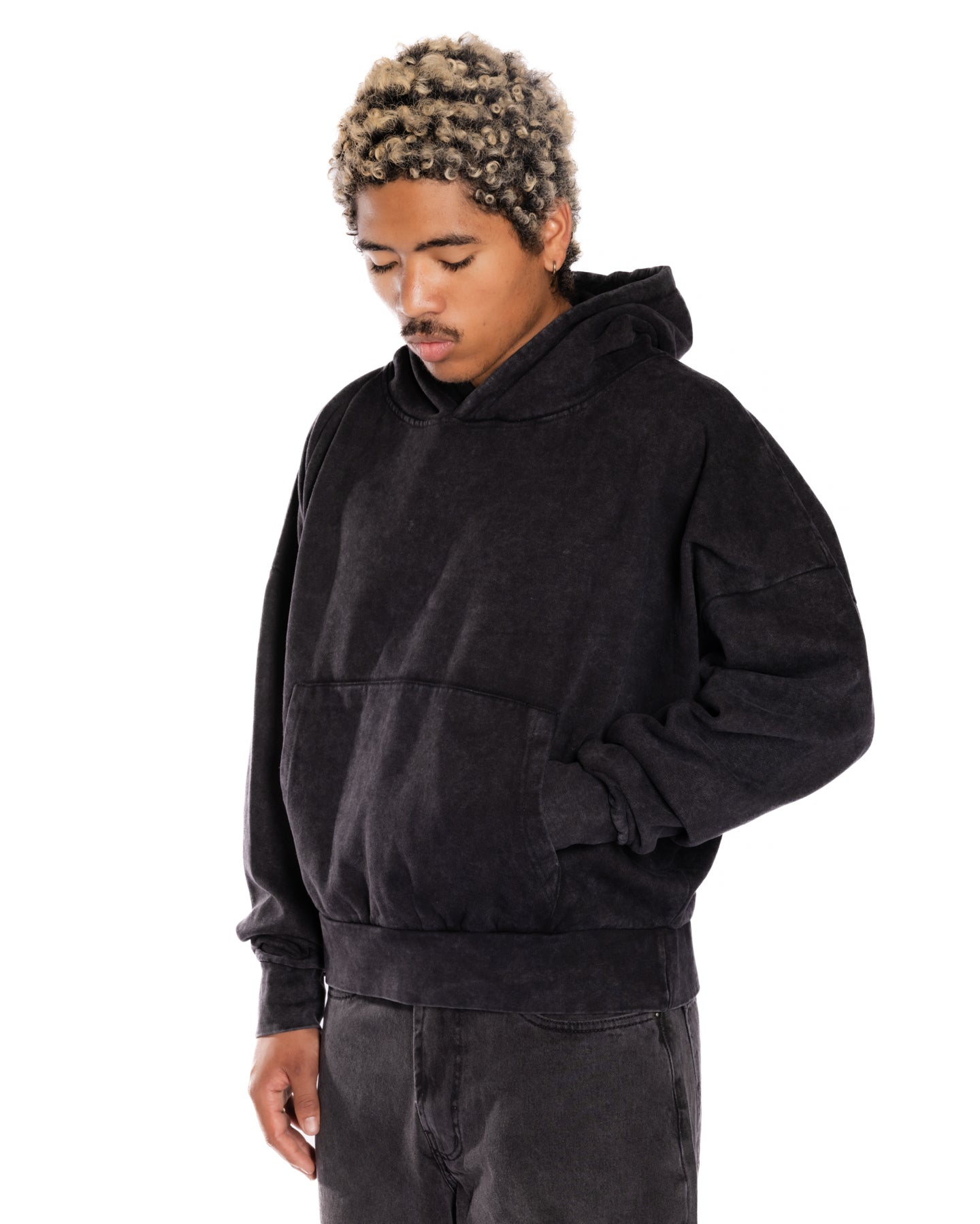 Obsidian Dust Crop Hoodie