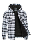 Men's Flannel Sherpa Lining Jacket (HF-1003)