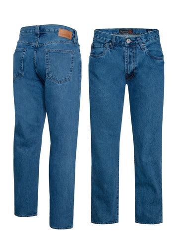 Men's Straight Leg Denim Jeans (HF-5010)
