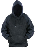 Men's Fleece Lined Colorblock Hooded Pullover-(HF-MFJ157)