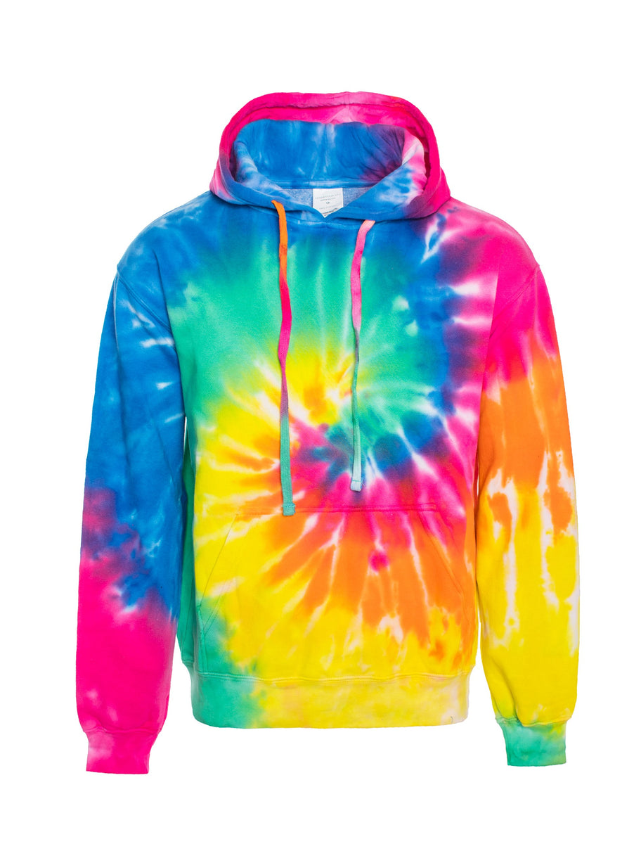 BRIGHT TIE DYE HOODIE