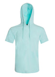 Short Sleeves Premium Cotton Hoodie-HF-1201-PC