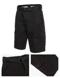 Men Cargo Shorts With Belt -(HF-2102)