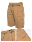 Men Cargo Shorts With Belt -(HF-2102)