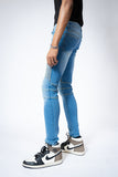 Skinny Moto Jeans - HF-6012