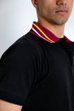 Solid Pique Polo With Tipping Collars HF-1801