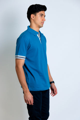 Solid Pique Polo With Tipping Collars HF-1802