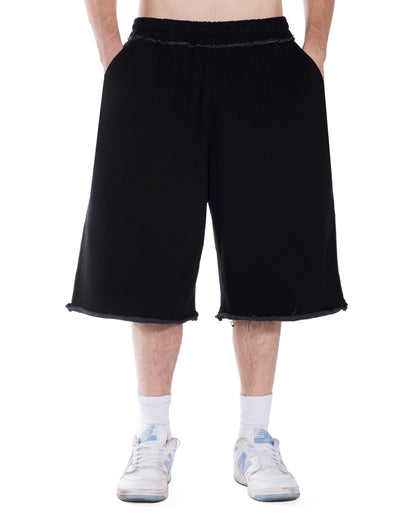 Black Bison Shorts - front