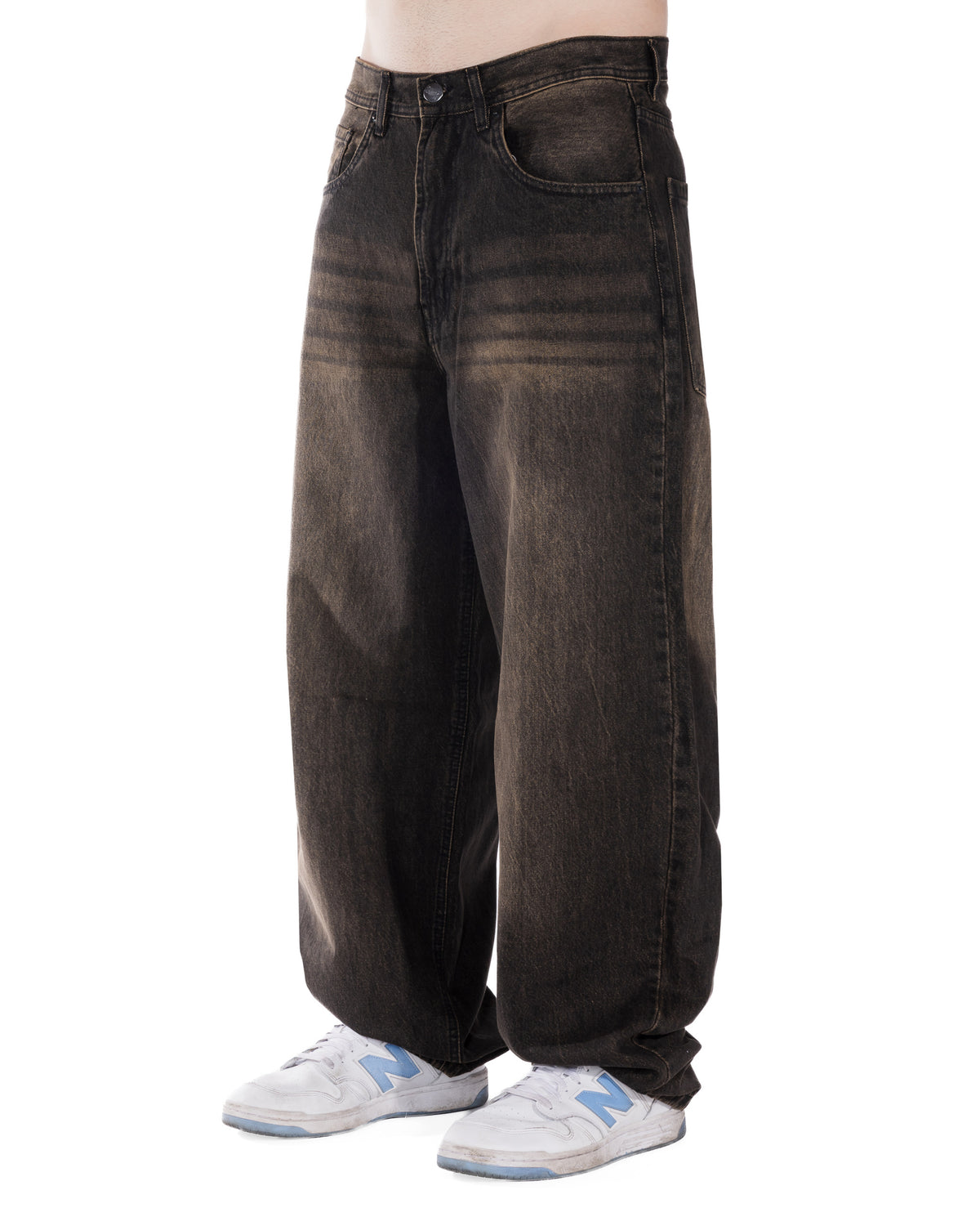 Mud Black Baggy Jeans
