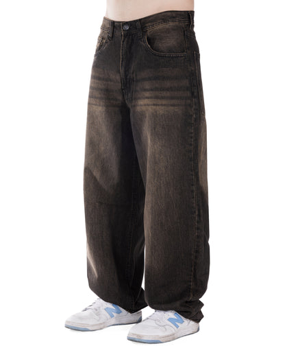 Mud Black Baggy Jeans