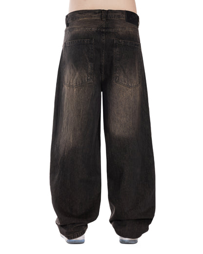 Mud Black Baggy Jeans