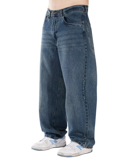 Medium Washed Baggy Jeans