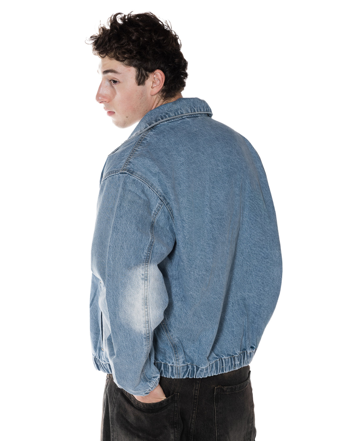 Drifter Jacket Blue - side