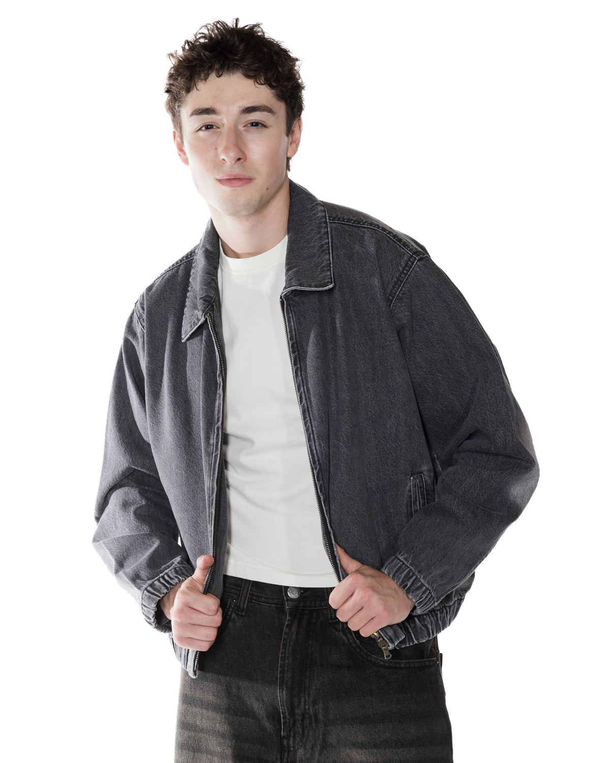 Drifter Jacket Black - open front