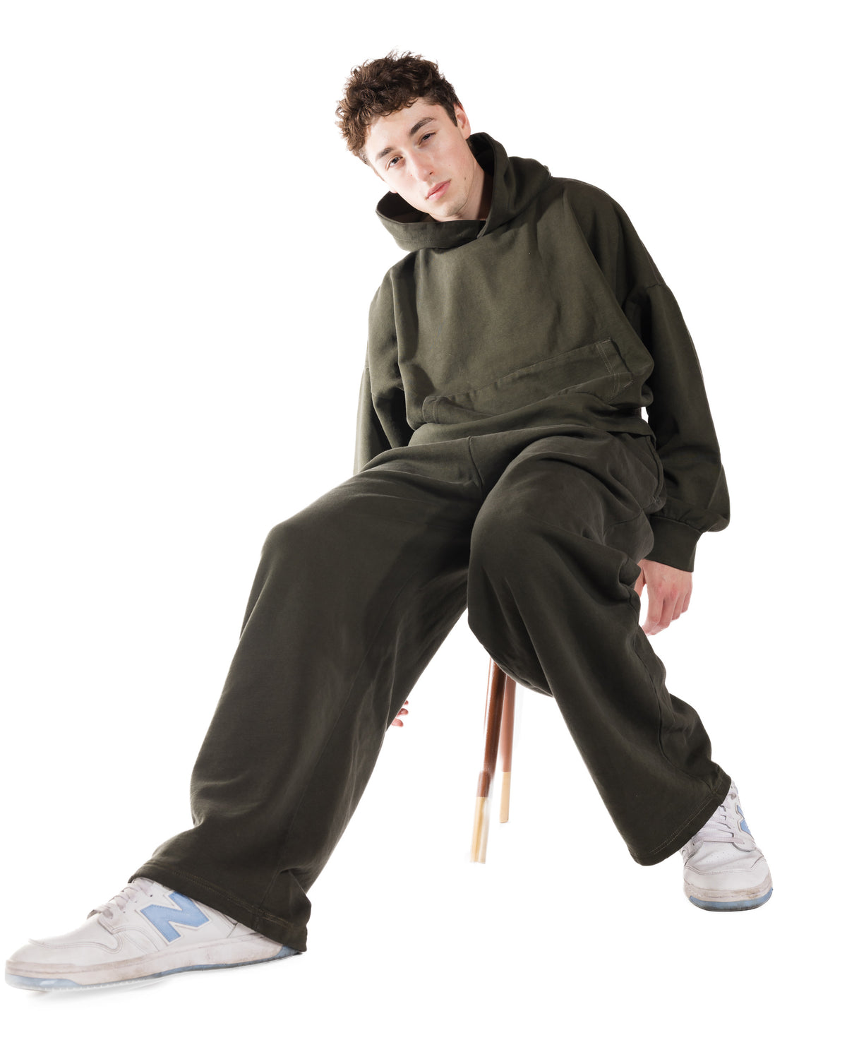 Diesei Green Baggy Sweatpants - lifestyle