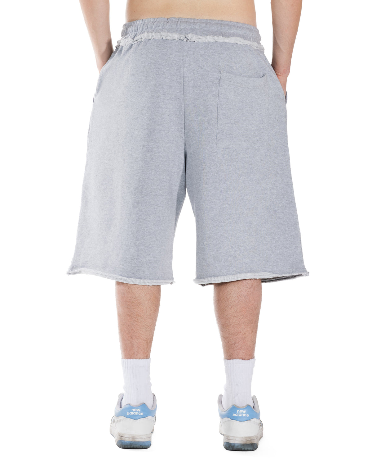 Grey Bison Shorts - back