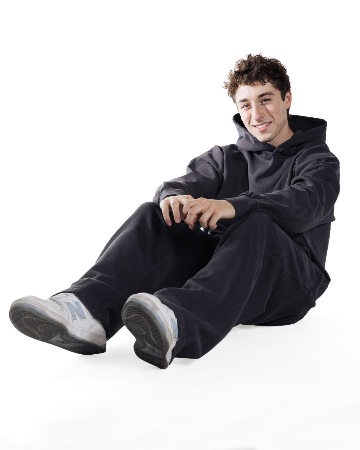 Midnight Cobalt Baggy Sweatpants - lifestyle