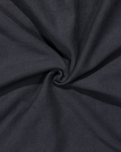 Midnight Cobalt Crop Hoodie - fleece texture