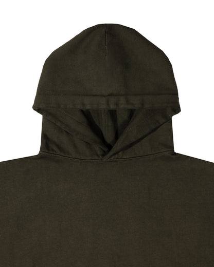 Diesei Green Crop Hoodie - hood detail