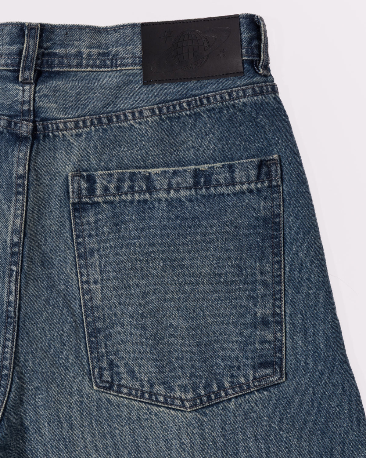 Medium Washed Baggy Jeans