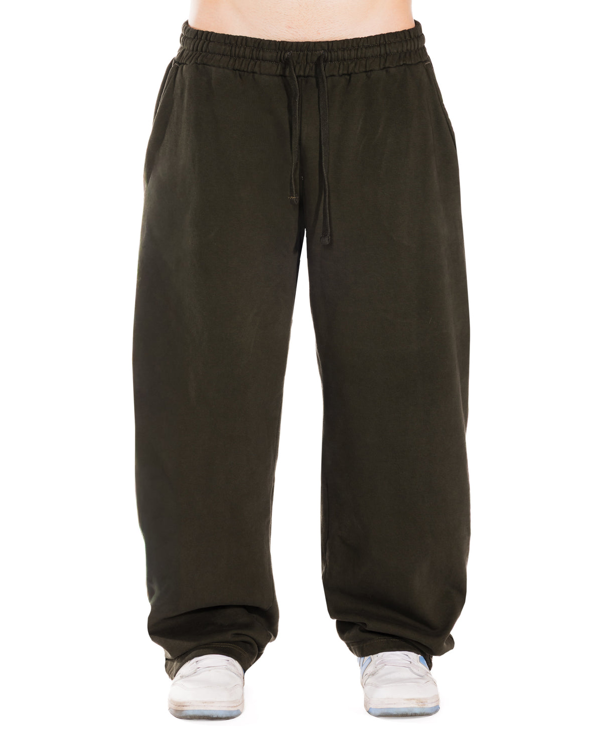 Diesei Green Baggy Sweatpants - front
