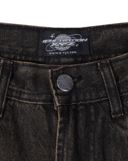 Mud Black Baggy Jeans