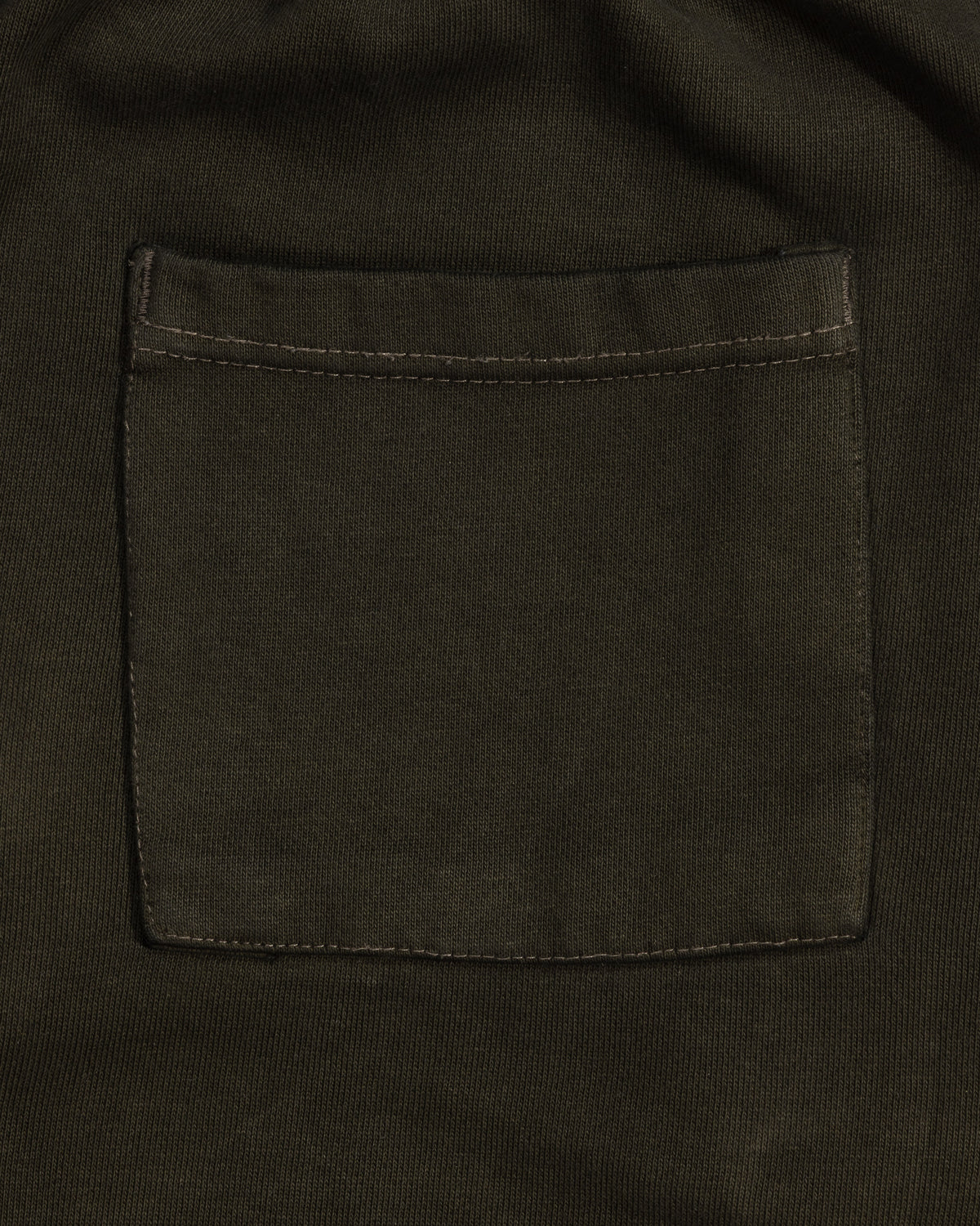 Diesei Green Baggy Sweatpants - back pocket detail