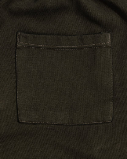 Diesei Green Baggy Sweatpants - back pocket detail