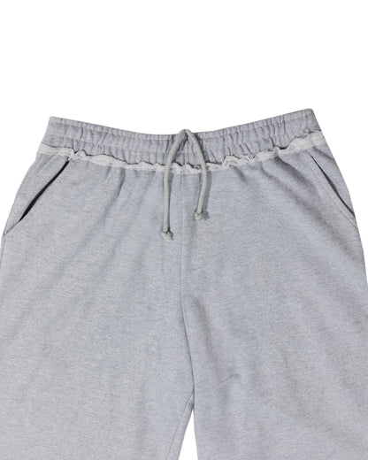 Grey Bison Shorts - waistband and pocket