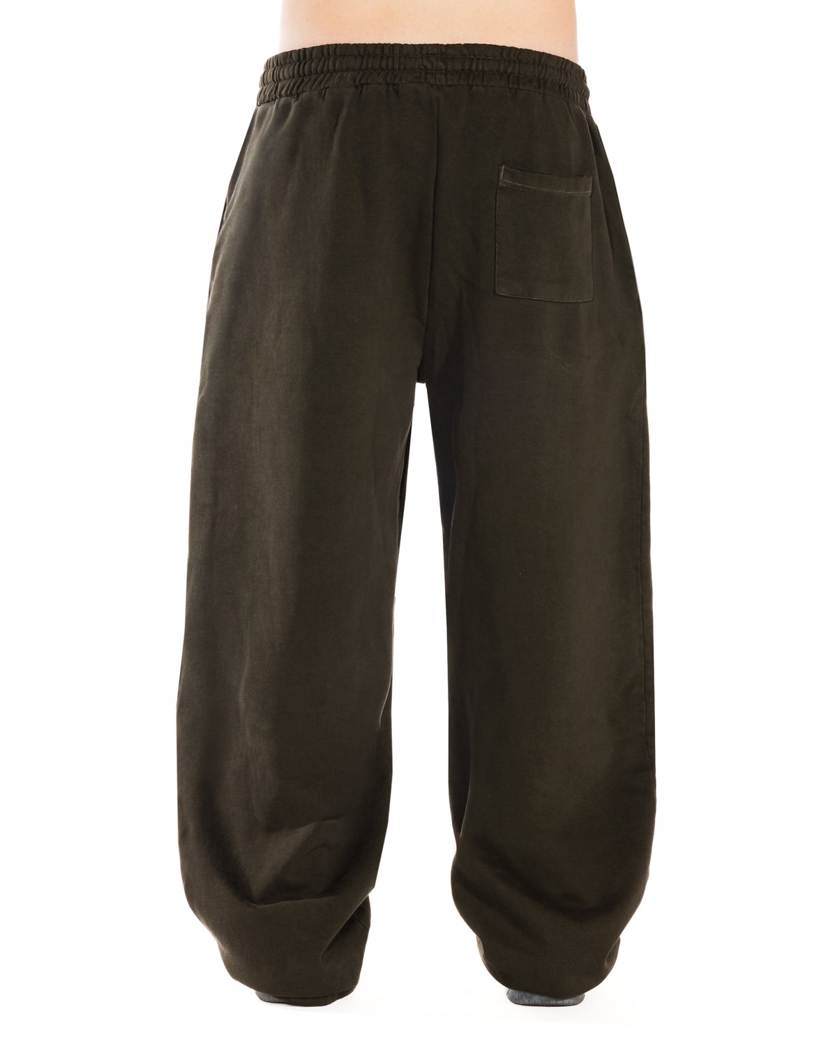 Diesei Green Baggy Sweatpants - back