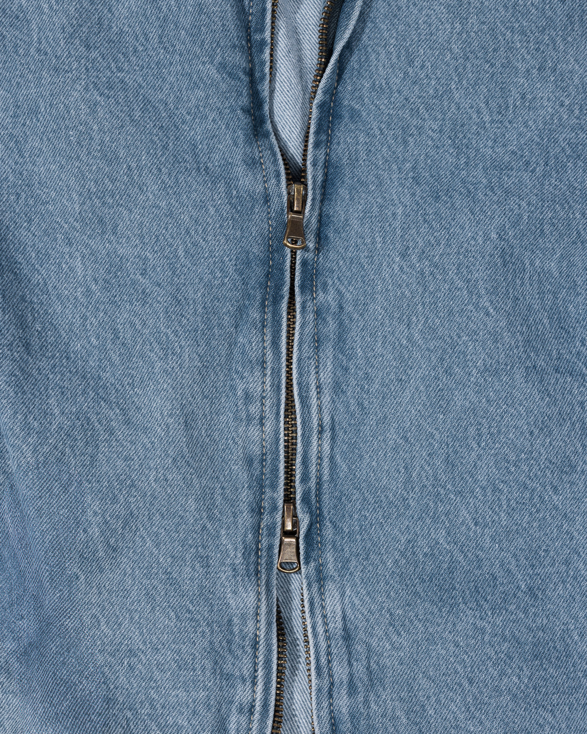 Drifter Jacket Blue - two-way zipper