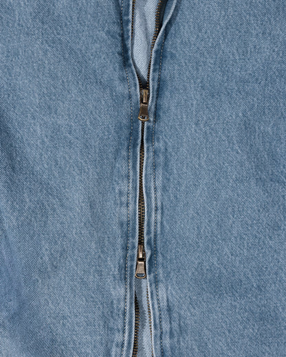 Drifter Jacket Blue - two-way zipper
