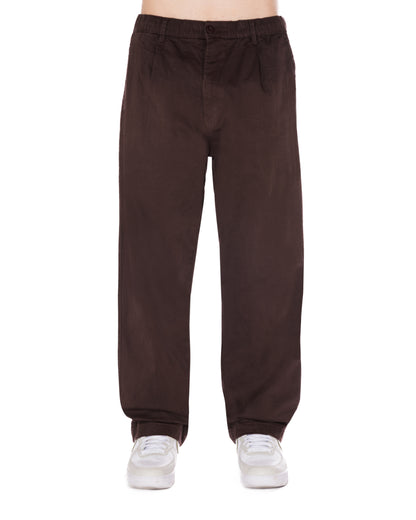 Brown Relaxed Fit Pants