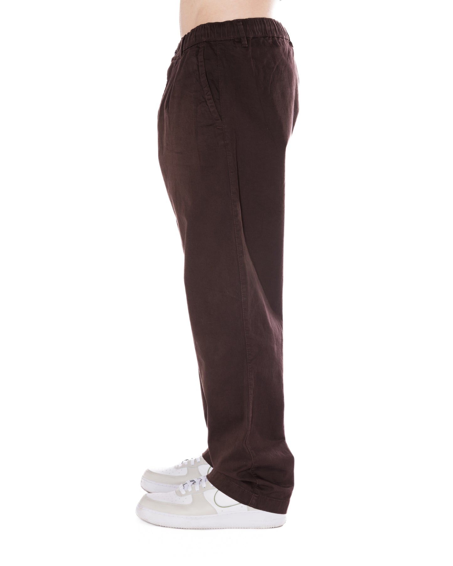 Brown Relaxed Fit Pants