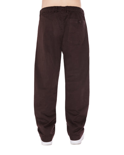 Brown Relaxed Fit Pants