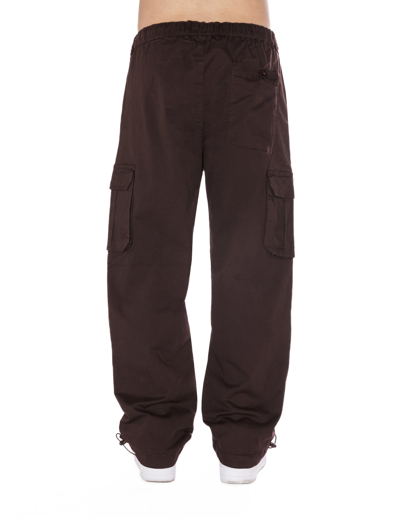 Brown Relaxed Cargo Pants