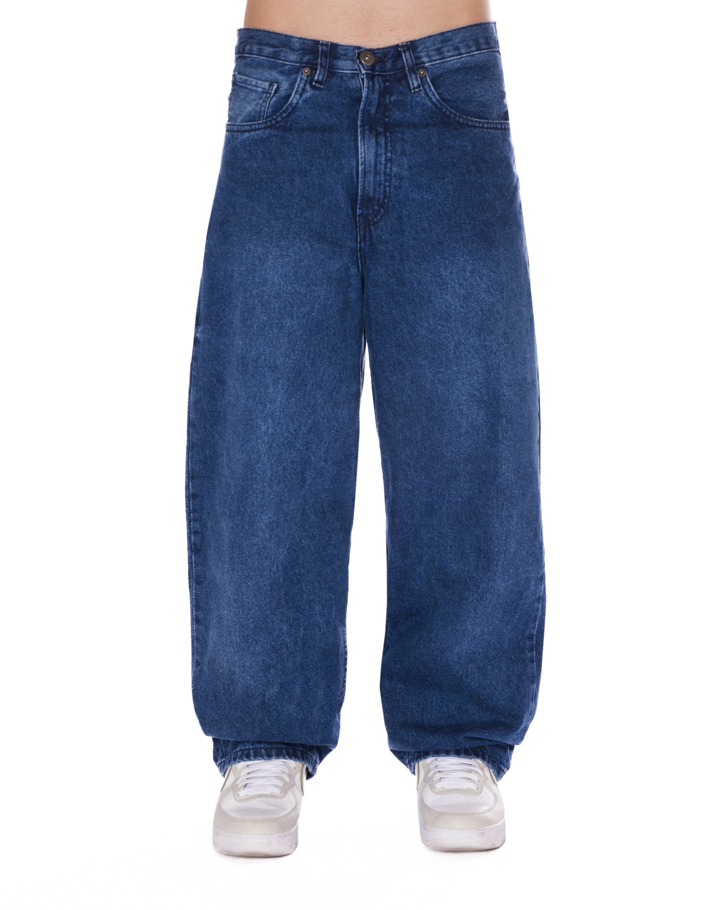 Medium Blue Baggy Jeans