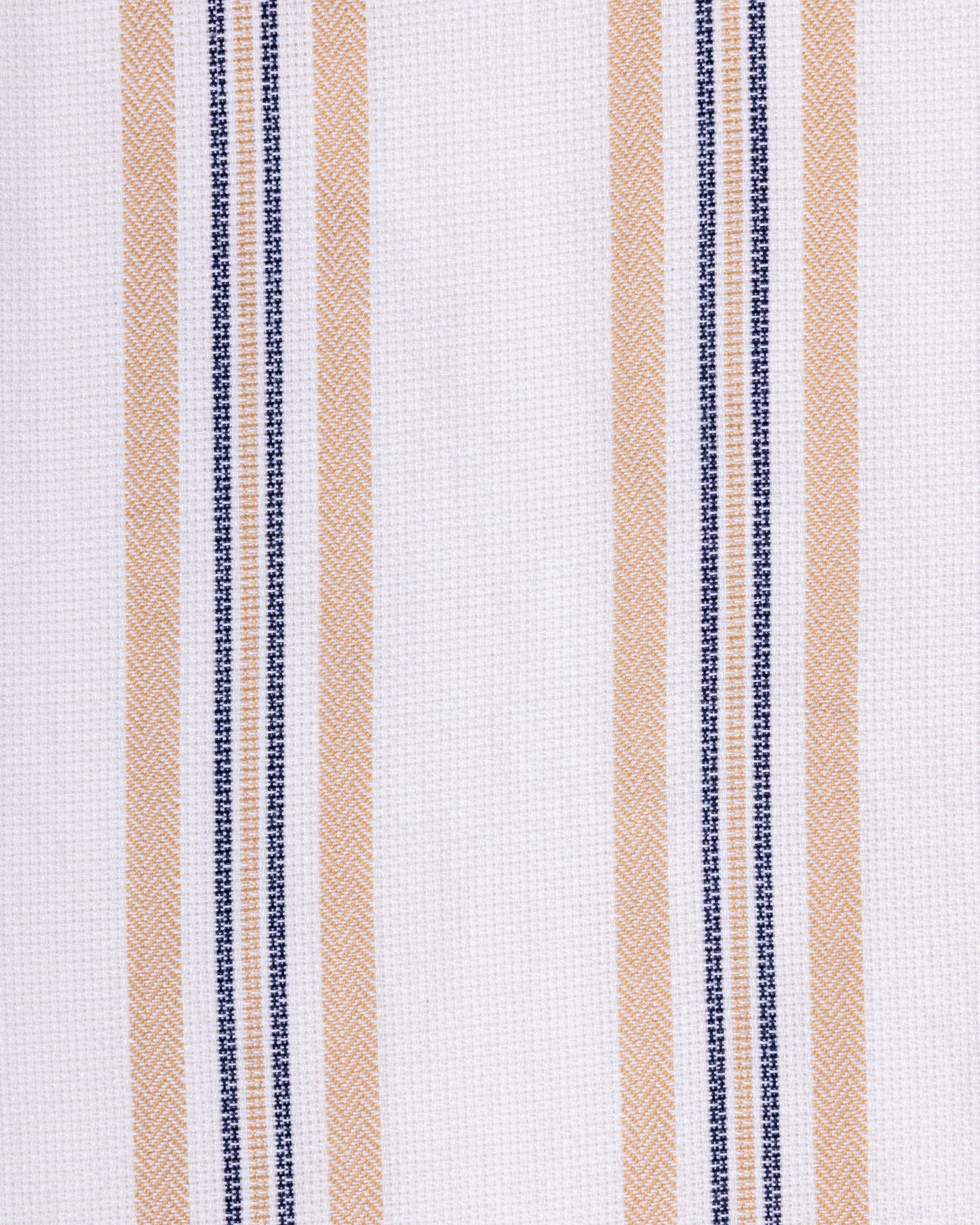 Textured Striped Shirt White/Tan